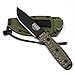 ESEE 4P Survival Fixed Blade Knife, OEM Sawtooth Handle Design, Olive Drab Sheath
