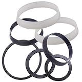 Schläfer 1895 - Assortiment Dichtungssatz für Gerüchsverschlüsse, Geruchverschlüsse-1 1/2 Zoll und 1 1/4 Zoll, Für Tauchrohre von Waschtisch-Siphons, Universell einsetzbare Gummi-Keildichtung