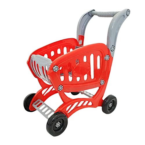 Oshhni Deluxe-Kinder-Einkaufswagen-Spielzeug, leicht zu schieben, -Einkaufswagen-Spielzeug für und Jungen im… – Bild 5