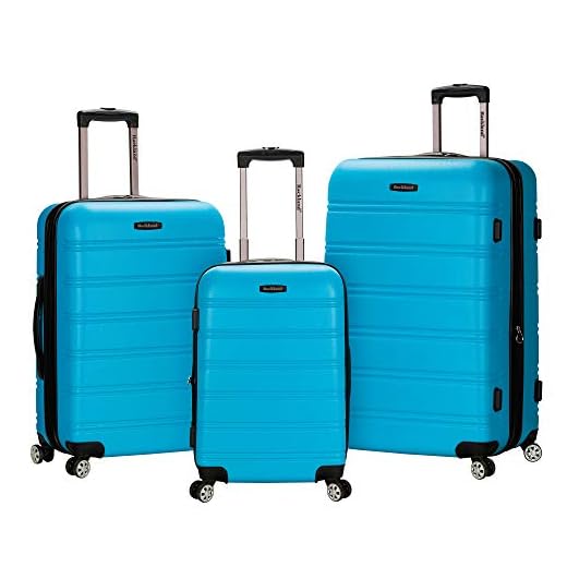 How long to get luggage after landing las vegas Rockland Melbourne Hardside Luggage Set