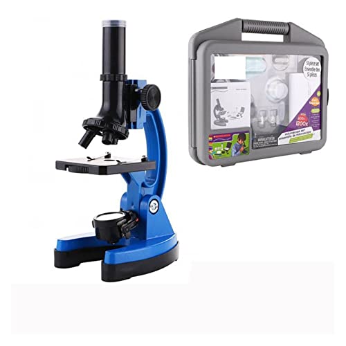 Microscopio de Metal HD 1200X con óptica avanzada y luz 4