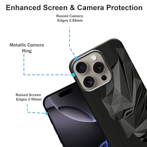 Image of VIDO Exclusive Soft Back Case Cover for iPhone 16 Pro (Shock Proof |360 Degree Complete Protection)