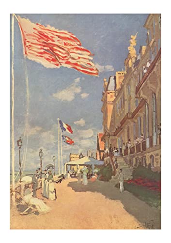 Affiche Claude Monet Hôtel des Roches Noires Trouville grand format semi-brillant