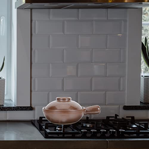 Cabilock Pote Para Pastas Casserole Dish Ceramic Soup Bowl with Lid And Handle Casserole Stew Pot So