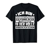 Gesundheitsförderer lustig Geschenk Himmel Hölle T-Shirt