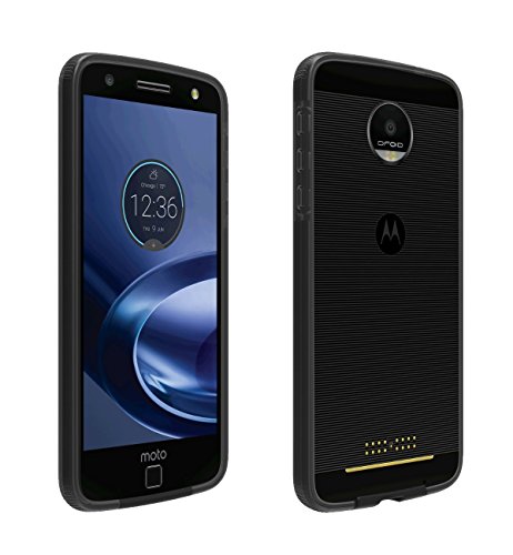 Verizon OEM Two-Tone Bumper for Motorola Moto Z Force - Black / Grey