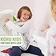 Koru Kids® Kinder Kissen 40x60 cm – 100% kanadische Daunen – Kinderkissen 40x60 – 60 Grad waschbar - Oeko-Tex – Kinderkopfkissen – Kopfkissen Kinder - Made in Germany – Füllung 180g