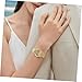 Gatuida Reloj De Cuarzo para Mujer con Correa De Acero Dorada Diseño Minimalista y Elegante para Uso Diario y Negocios Regalo para Ocasiones Especiales Imagen de Gatuida Reloj De Cuarzo para Mujer con Correa De Acero Dorada Diseño Minimalista y Elegante para Uso Diario y Negocios Regalo para Ocasiones Especiales
