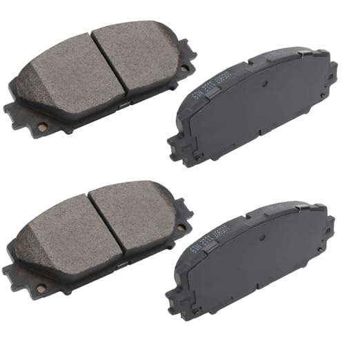 Image of CCIYU Front D1184 Disc Brake Pad Set Fit For Lexus For CT200h 2011-2017,For Scion For iQ 2013,For Toyota For Corolla 2020,For Prius 2010-2022,For Prius AWD-e 2019-2022, Brake Pads 4PCS