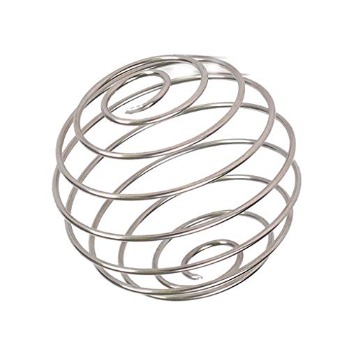 Arichtop Protein Shake 2pcs mezcladora de agitación Pelotas de Gimnasio de Fitness de Acero Inoxidable Shaker Blender Batir Bolas