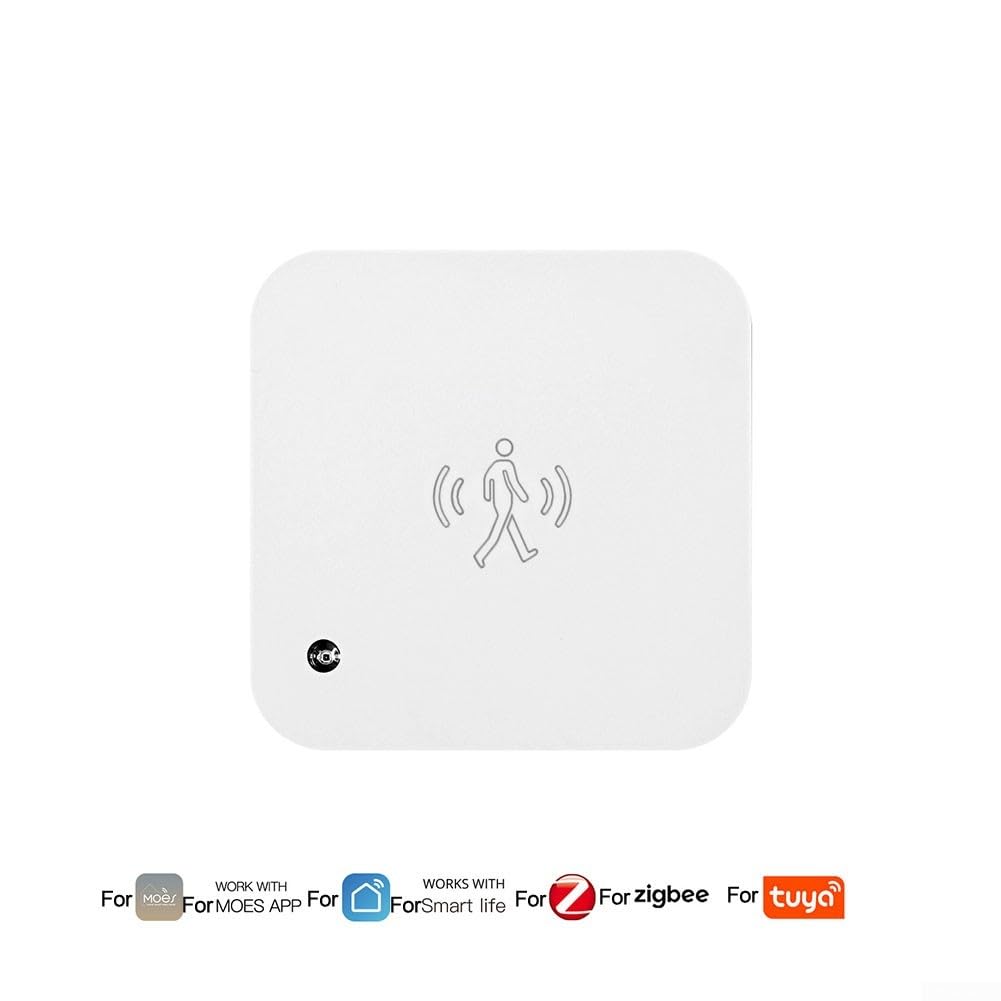 MmWave Capteur de présence humaine intelligent pour capteur de lumière humaine Zigbee Détecteur de présence WiFi, détection de mouvement et statique (pour zigbee)