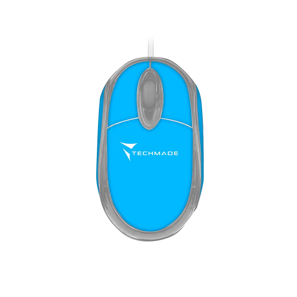 Techmade Blau Optische Maus Usb 800 Dpi Tm-2023-Bl