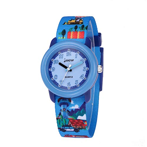 Boy's Kids Children Watch,3D Cute Cartoon Breathable Fabric Band Japanese-Quartz Wristwatches Time Teacher Gifts Watches for Kids Boys Toddlers (Amusement Park)2