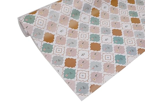 Image of Be Stories The Moroccan Affair Colorful Design Wrapping /Laminated Art Paper Sheet 100 Gsm For Gift Packing For All Occasions Like Birthday, Diwali, Chirtsmas, 28 Inches X 20 Inches Of 5-Sheets,Multi
