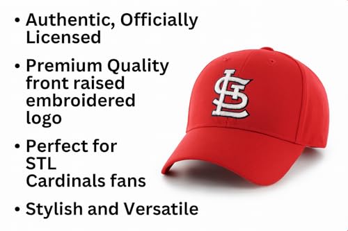 Gorra deportiva ajustable roja y blanca para niños miniatura 6