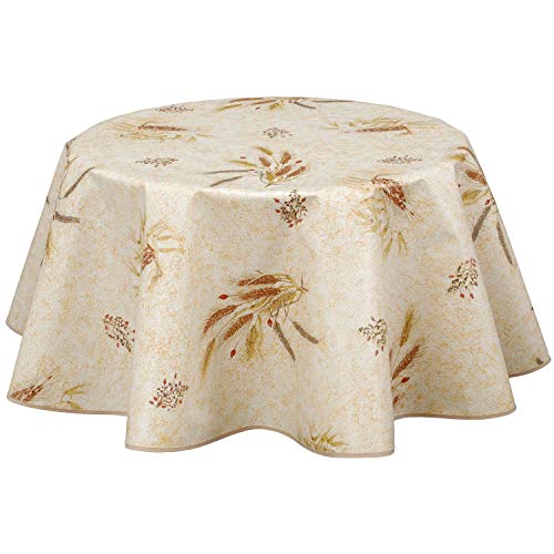 CPM Nappe en Toile cirée Ronde provençale Moisson - Diam. 150 cm - Beige