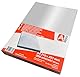Albyco Klarsicht Einbanddeckel, Deckblatt, PVC Deckblätter,Klarsichtfolie - Transparent PVC, Format DIN A4, 210 x 297 mm, 0,30 mm/300 micron, Glänzend, pro 100 Stück