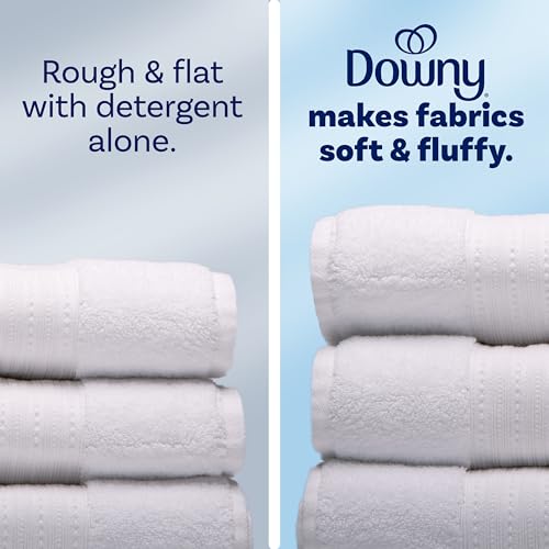 Image of Downy Soft, 2 in 1 Soft and Fresh Liquid Fabric Softener, Cool Cotton, 111 fl oz, 150 Loads, Fabric Conditioner Liquid provides softness and freshness for fabrics