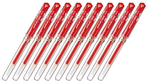 Bolígrafo Uni-ball Signo UM-153 Gel 1.0mm Tinta Roja x10 miniatura 1