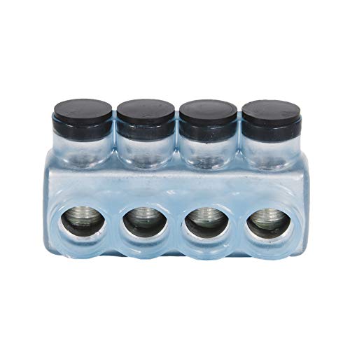 Polaris Vision Tap IPLD350-4CB Insulated Connector-4 Port Dual-Sided Entry-350 MCM-6 AWG-1 Pack-Clear