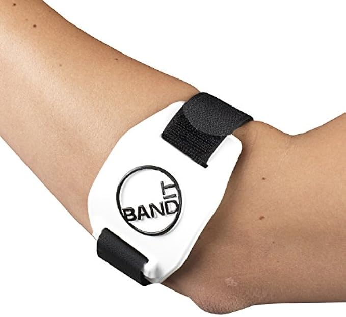 OTC Band-It, Forearm Band, Compression Strap for Tennis Elbow for Elbows, White