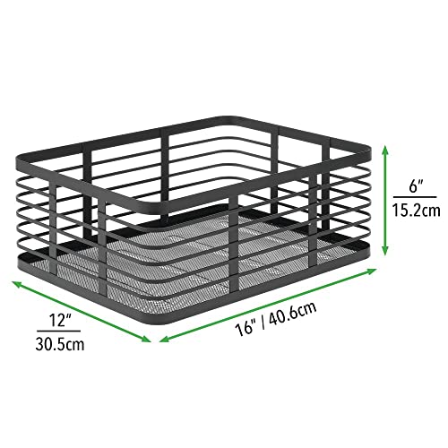 MDesign Set da 6 Porta Oggetti in Metallo