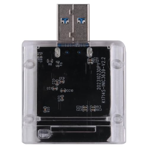 Caja externa para SSD M.2 NGFF USB 3.0 2 piezas miniatura 5