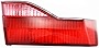Evan-Fischer Tail Light Lens and Housing Compatible with 1998-2000 Honda Accord Inner Sedan Driver Side
