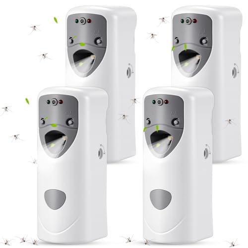 Qualirey Automatic Fly Spray Dispenser Mosquito Flying Insect Control System for Bathroom Room Equine Country Vet Supplies 24 Hour Spray Dispenser Air Freshener (Liquid Not Included)