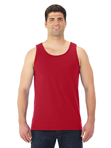 Fruit of the Loom Adult 5 oz. HD Cotton Tank XL TRUE RED