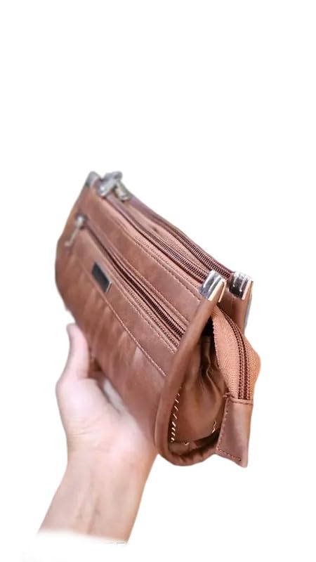 Women Multiple pockets Leather Handpurse-picture-39