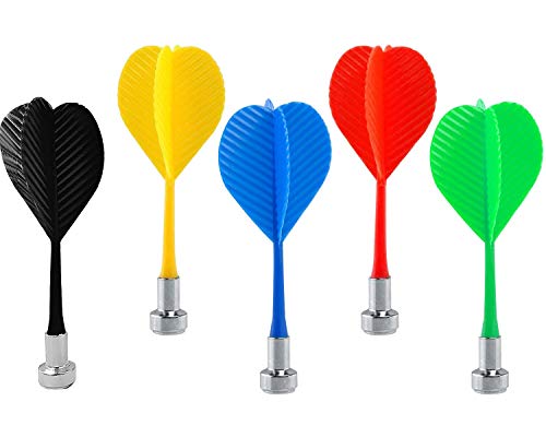 Ceslysun Syringe Darts Magnetic Darts Wing Magnetic Darts Plastic Wing-Shaped Syringe Darts Safety Darts Target Game Toys