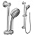 Moen Eco-Performance Chrome 4-Spray Pattern Handheld Showerhead with 69-Inch-Long Hose and 30-Inch Grab Slide Bar, 3669EP