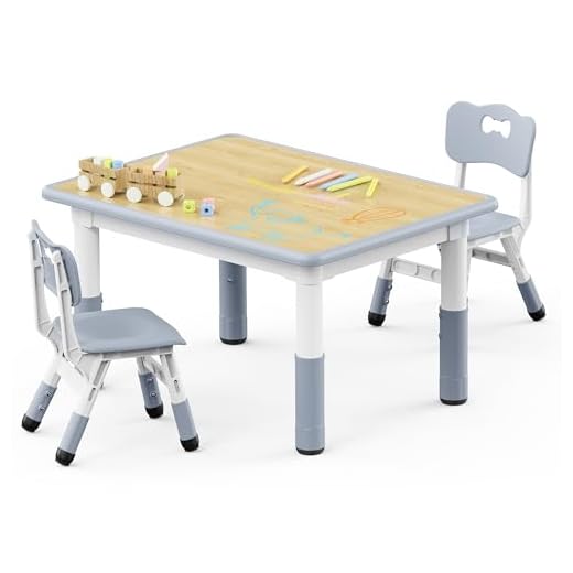 Adjustable Toddler Table and Chair Set