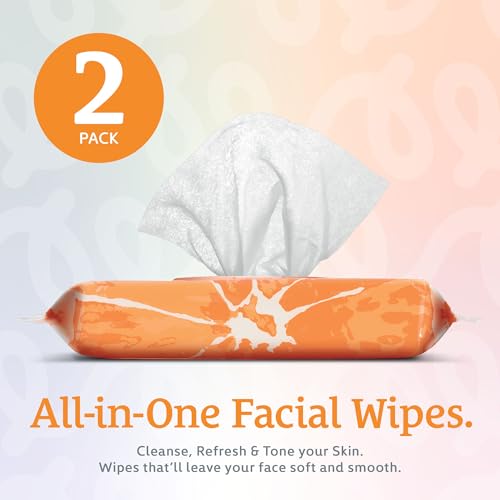 Image of Body Prescription Makeup Cleansing Wipes - Gentle and Effective Face Wipes, 1 Count (Pack of 2), Vitamin C