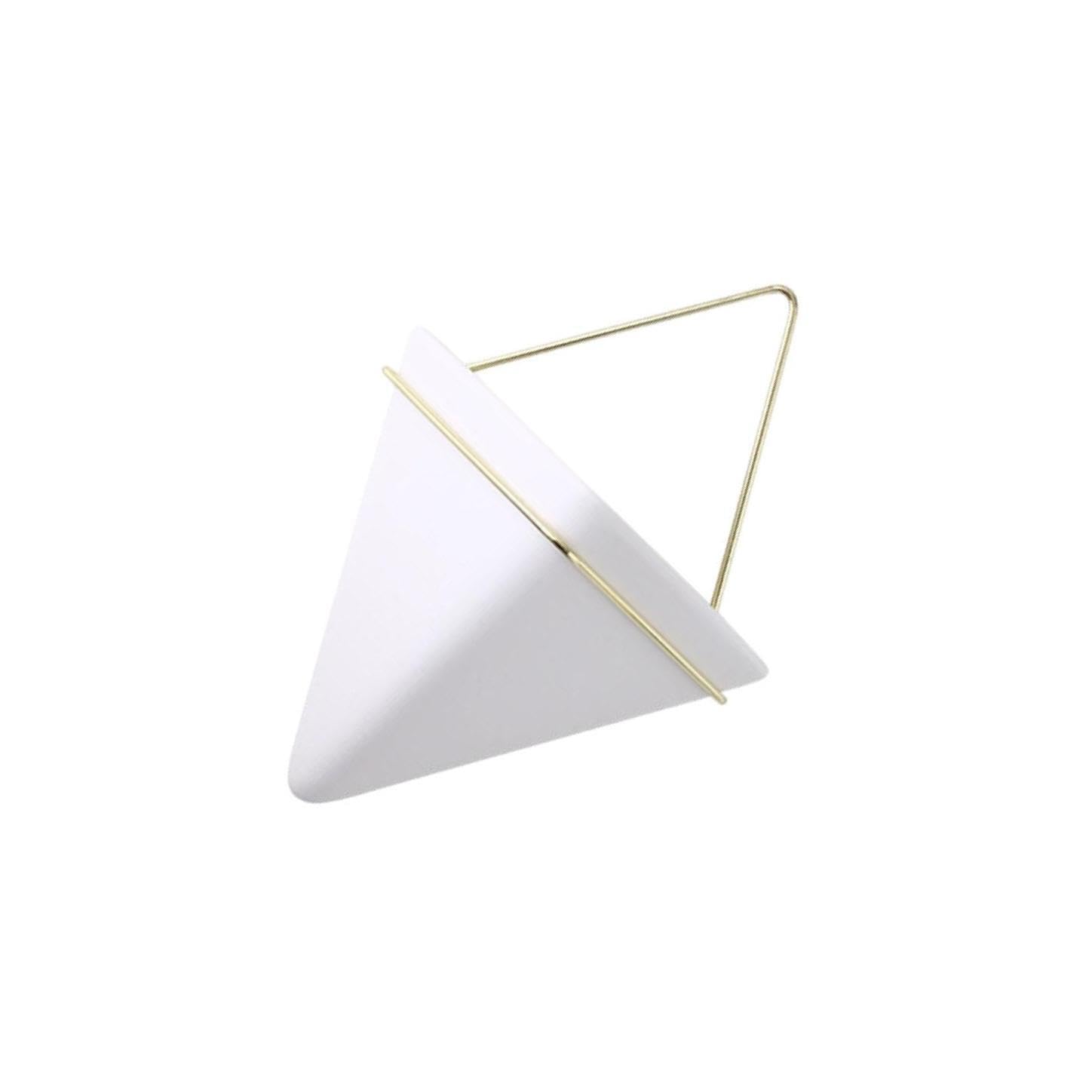 mophrati Sophisticated Wall Planter Ceramic Nordic Flowerpot For, White, L