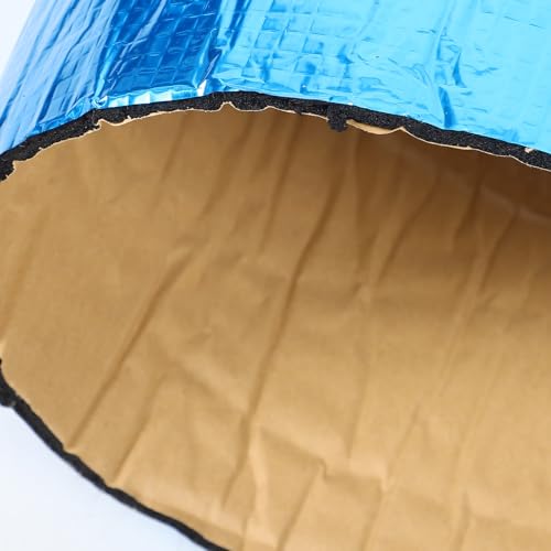 Coussin isolant automobile en aluminium bleu pour une insonorisation durable