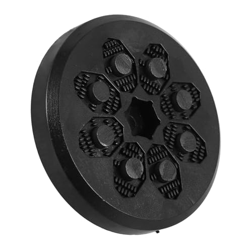 INOOMP Longboard Handschuh Slider aus Kunststoff und Stein Verschleißfest und Leistungssteigernd zum Skateboarden und Longboarden Schwarz