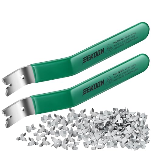 Image of Feekoon 2 Pcs Glazier Point Driver with 100 Push Points, Green