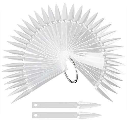 160 Uds claro Nail Swatch Palillos de uñas de uñas de color Pop Stick muestras de uñas palos para principiantes Cover