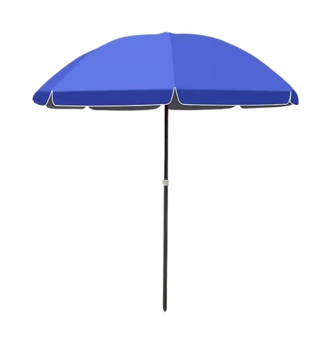 Sonnenschirm Marktschirm Gartenschirm Terrassenschirm Aus Silbernem Gummi-Oxford-Gewebe Für Den Außenbereich, Um 45° Verstellbarer Schirmstangen-Design, Außenschirm, Strandschirm Mit Sockelschirmen Te