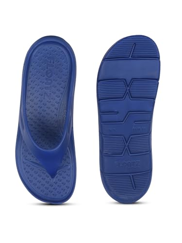 Image of Floatz by Bata Men Lightweight Flip-Flops - BLUE 9 (UK)