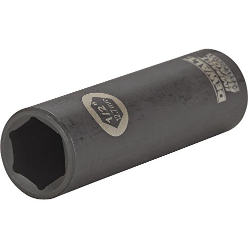 DEWALT DW2286 1/2-Inch IMPACT READY Deep Socket for 3/8-Inch Drive Black Oxide