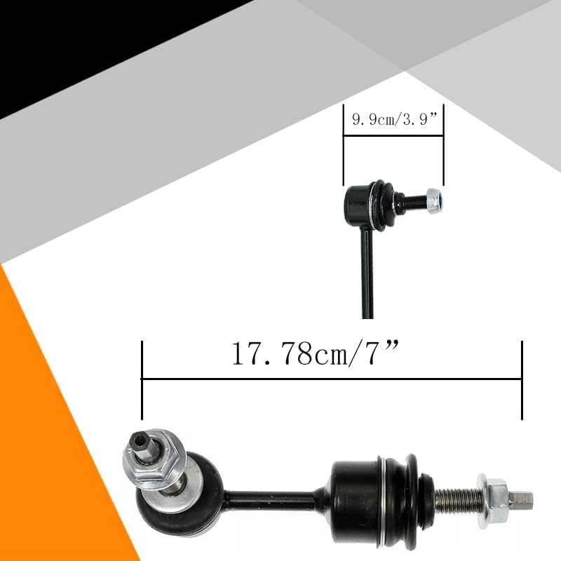 k750963 2pcs front sway bar stabilizer links kit fit for 2019-2021 silverado 1500| gmc sierra 1500 2&4wd, pair left and right side suspension kit stabilizer links sway bar