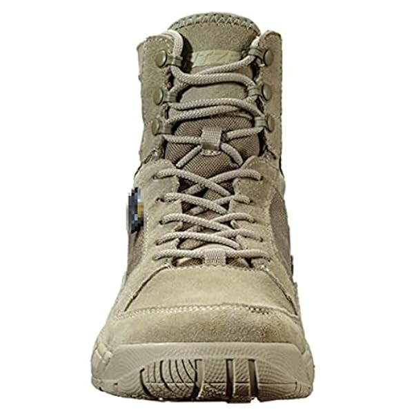LIOPJH Outdoor Camping Hiking Shoes Soldier Tactical Boots Men's Trekking Climbing Shoes 1000D Waterproof Hiking Trainers