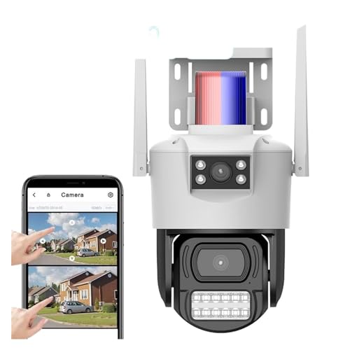 Caméra IP 4G 8MP extérieure double objectif avec vision nocturne - 3