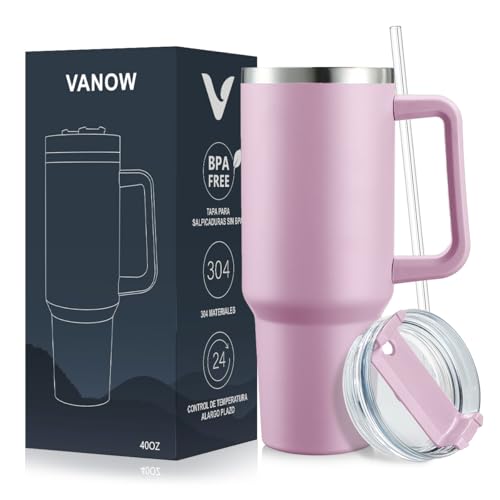 Catálogo para Comprar On-line Vaso acero inoxidable comprados en linea. 46 E T EASYTAO | 40OZ Vaso Térmico de Acero Inoxidable, Taza Termica Frio y Caliente para Cafe con Tapa y Popote, Cepillo de limpieza, Termo Infusor de Vacío Doble para Hombre,...