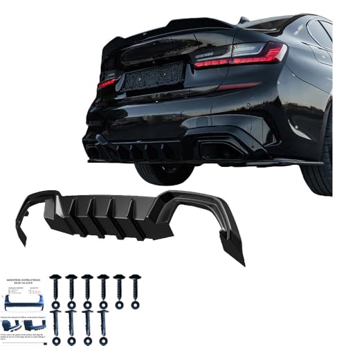 Heckdiffusor kompatibel mit BMW 3er M–Paket G20 / G21 2018–2022