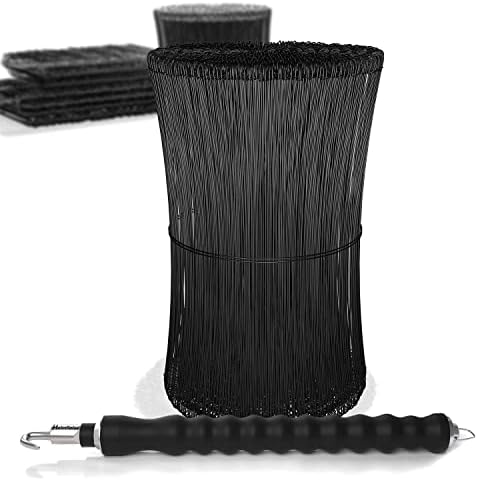 Heimfleiss® Torsadeuse Fil de Fer recuit 1,0 x 100-160 mm (1000 pcs.) - Set de qualité