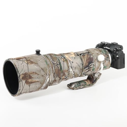 CHASING BIRDS Camouflage Waterproof Lens Coat for Olympus 150-400mm F4.5 TC1.25x is PRO Rainproof Lens Protective Cover (Withered Leaf Camouflage, with 1.4X TC (MC-14))